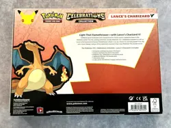 Pokemon Celebrations 25th Anniversary Lance’s Charizard V Collection Box Sealed - Image 2