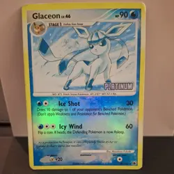 Glaceon 20/100 Pokemon Platinum Stamped Burger King Promo Reverse Holo HP - Image 1