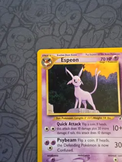 Pokemon: Espeon #20/75 Rare Non-holo Neo Discovery 2001 - LP+ - A94 - Image 3