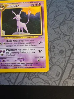 Pokemon: Espeon #20/75 Rare Non-holo Neo Discovery 2001 - LP+ - A94 - Image 5