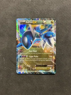 Pokemon TCG Latios EX XY72! Damaged Condition! See Description! - Image 1
