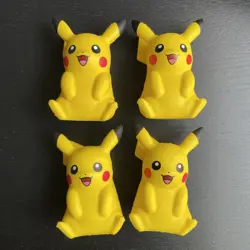 Lot of 4 Pokemon Pikachu 3" Stress Ball Squeeze Foam Mini Toy New Gift Bundle - Image 1
