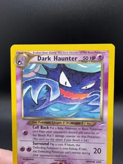 Pokemon TCG Dark Haunter 36/105 Non Holo Uncommon Neo Destiny MP - Image 3