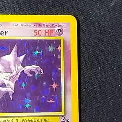 Pokemon TCG Haunter Fossil 6/62 Unlimited Holo Rare NM - Image 3