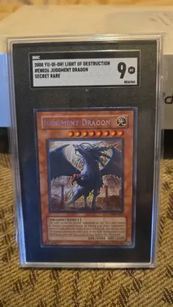 SGC Judgement Dragon LODT-EN026 2008 Graded Mint 9 Secret Rare Unlimited - Image 1