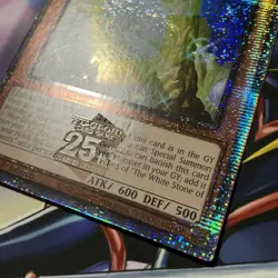 YUGIOH THE WHITE STONE OF ANCIENTS QUARTER CENTURY SECRET RARE NM RA04-EN267 - Image 4