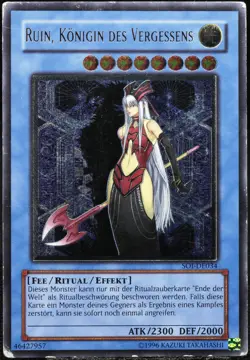 Yu-Gi-Oh! Ruin, Konigin Des Vergessens SOI-DE034 Ultimate Rare [P] | DE 2006 - Image 1