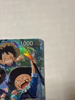 One Piece CCG TCG Ace & Sabo & Luffy Alternate Art OP13 Carrying On His Will - Image 5