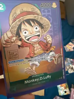 One Piece TCG CCG Monkey.D.Luffy Promo and Alt Art AA, and Parallel Card lot - Image 3