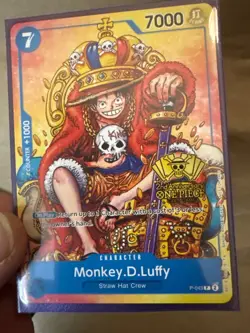 One Piece TCG CCG Monkey.D.Luffy Promo and Alt Art AA, and Parallel Card lot - Image 4