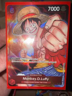 One Piece TCG CCG Monkey.D.Luffy Promo and Alt Art AA, and Parallel Card lot - Image 5