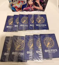 x10 One Piece Monkey D. Luffy ST10-006 Treasure Booster Promo Sealed Lot Bundle - Image 2