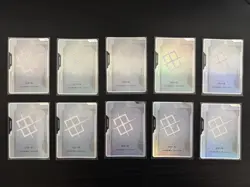 Gundam Card Gam Ver.β Beta Holo Resource C+ 10 Set Japanese NM - Image 1