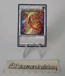 Crimson Dragon DUNE-EN038 *NM* 1st Edition Secret Rare Yugioh Card - Image 1