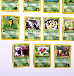 Vintage Pokemon Grass Lot 31 Cards All First Editions Green Common & Uncommon - Image 3