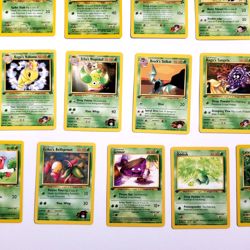 Vintage Pokemon Grass Lot 31 Cards All First Editions Green Common & Uncommon - Image 5