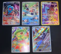 POKEMON CARDS LOT!!!! 5 CARDS. IR. FREE Ex’s With Purchase! - Image 1