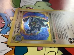 Machamp 8/102 Base Set (Shadowless) 1st Edition Holo Rare Pokemon Card MP/LP - Image 3