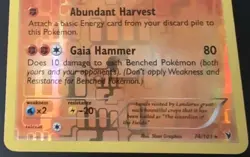 Rare Pokemon Card Landorus 74/101 Noble Victories Reverse Holo GRADEABLE - Image 3