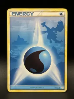 Pokemon TCG Water Energy HeartGold SoulSilver Regular Card 117/123 - Image 1