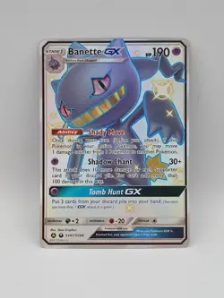 Pokemon TCG Banette GX Full Art Holo Card SV61/SV94 NM/M Condition - Image 1