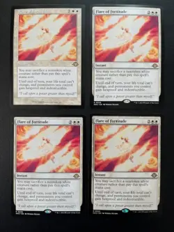 MTG- Flare of Fortitude x4 - MH3 - Image 1
