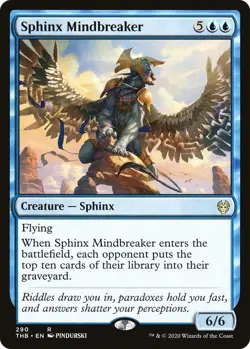 Sphinx Mindbreaker Theros Beyond Death Rare NM Magic: The Gathering 290 Normal - Image 1