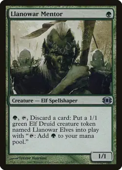Llanowar Mentor [Future Sight] - Near Mint Foil - MTG - Image 1