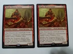2x Magda, Brazen Outlaw Kaldheim Regular NM MTG Magic the Gathering - Image 1