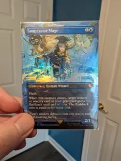 Snapcaster Mage 0469 (Borderless Chocobo Track Foil) Commander Final Fantasy - Image 1