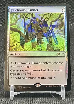Magic the Gathering - Patchwork Banner - Foil - Bloomburrow - MTG - Image 1