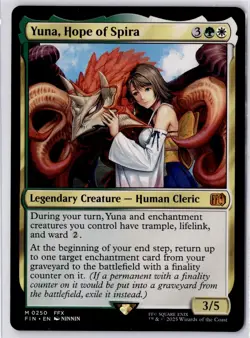Yuna, Hope of Spira Final Fantasy Regular NM M 0250 - Image 1