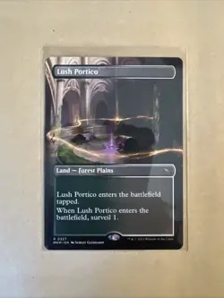 MTG Lush Portico MKM 0327 R NM Regular Borderless - Image 2