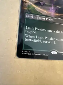 MTG Lush Portico MKM 0327 R NM Regular Borderless - Image 3