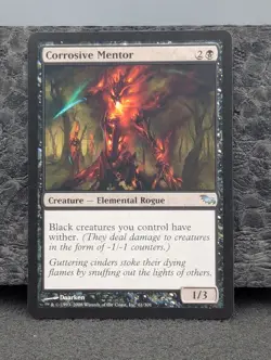 LP - Corrosive Mentor - Shadowmoor - Magic The Gathering Lightly Played Eng MTG - Image 1