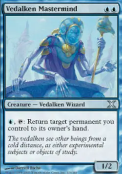 Vedalken Mastermind ~ Near Mint 10th Edition Tenth MTG Magic UltimateMTG Blue Ca - Image 1