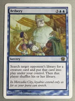 MTG / Bribery / 8ED / #64 / Regular / Rare / NM - Image 1
