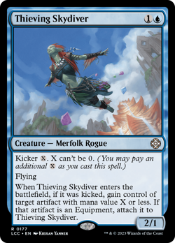 Thieving Skydiver [The Lost Caverns of Ixalan Commander] Magic MTG - Image 1