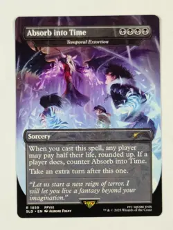 Absorb into Time - Temporal Extortion Secret Lair Drop Regular - Image 1