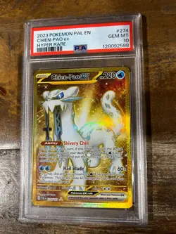 POKEMON 2023 Paldea Evolved Hyper Rare CHIEN-PAO EX #274 PSA 10 Gem Mint RARE - Image 1