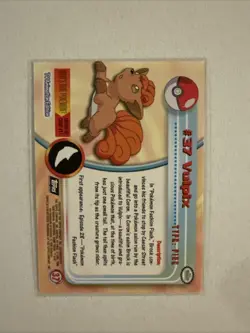 Pokemon Topps TCG: Vulpix #36 Base Chrome - Series 2 - Image 2