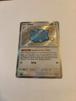 Pokemon TCG Ditto 201/091 SV: Paldean Fates Set Baby Shiny Holo NM/M - Image 1
