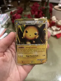 Pokemon TCG Raichu Holo Finish 83/90 2010 Undaunted - Image 1