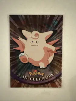 Pokemon Topps TCG: Clefable #36 Base Chrome - Series 2 - Image 1