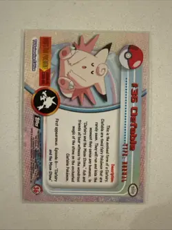Pokemon Topps TCG: Clefable #36 Base Chrome - Series 2 - Image 2