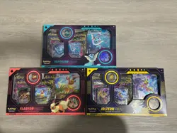 Pokemon Eeveelution Vmax Premium Collection Vaporeon Flareon Jolteon Set of 3 - Image 1