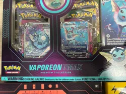 Pokemon Eeveelution Vmax Premium Collection Vaporeon Flareon Jolteon Set of 3 - Image 2