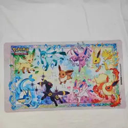 Pokemon TCG Super Prismatic Evolutions Play Mat SPC Super Premium Eevee - Image 1