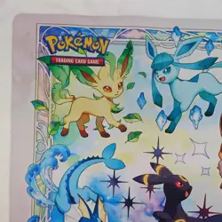 Pokemon TCG Super Prismatic Evolutions Play Mat SPC Super Premium Eevee - Image 2