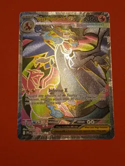 VERY CLEAN COPY Pokemon Phantasmal Flames Mega Charizard X ex 109/094 Full Art - Image 2